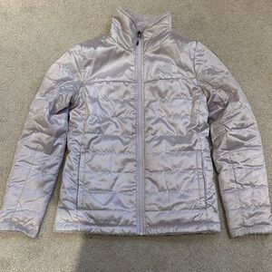 Reversible North Face Kids Lavender Fleece Jacket
